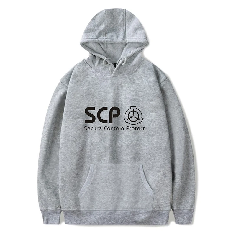 Новые модные толстовки Scp Foundation свитшоты повседневный пуловер с капюшоном для