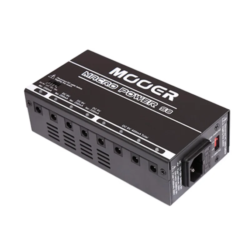 

Mooer Macro Power MPS8 Power Supply S8 Ports Isolated Guitar Effect Pedal Power Supply for Guitar Effect Pedal Accessories