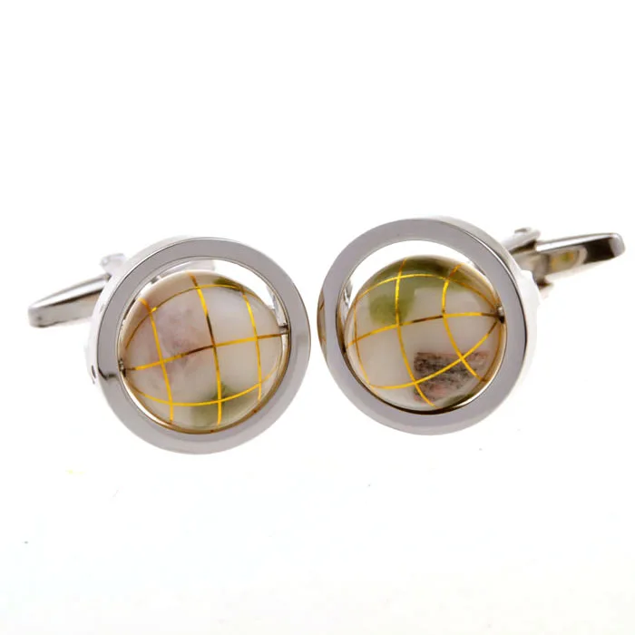 Men High Quality Gold Metal Wedding Shirt Cuff Links3578 Free Shipping | Украшения и аксессуары