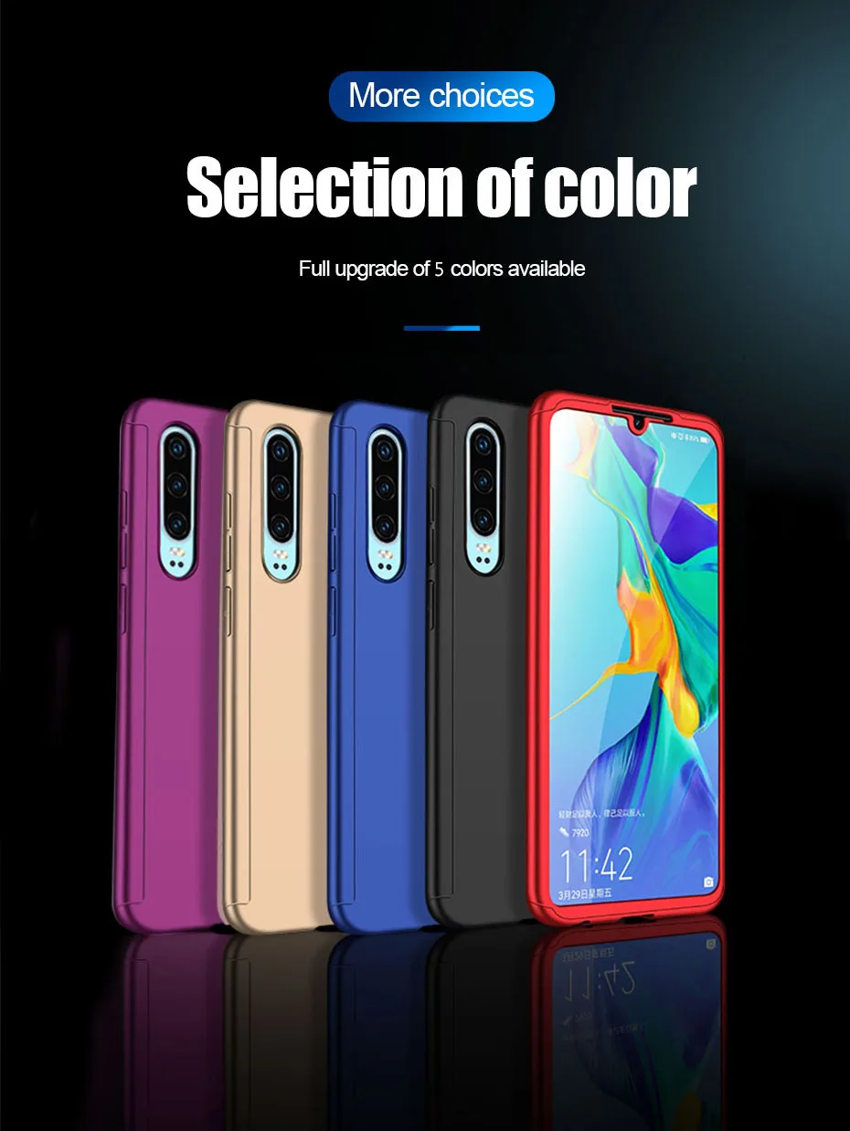 360 Полный Чехол чехол для телефона для huawei P30 P20 Lite чехол P10 mate 10 20X20 Pro защитный чехол Nova 3 2i P Smart чехол сумка