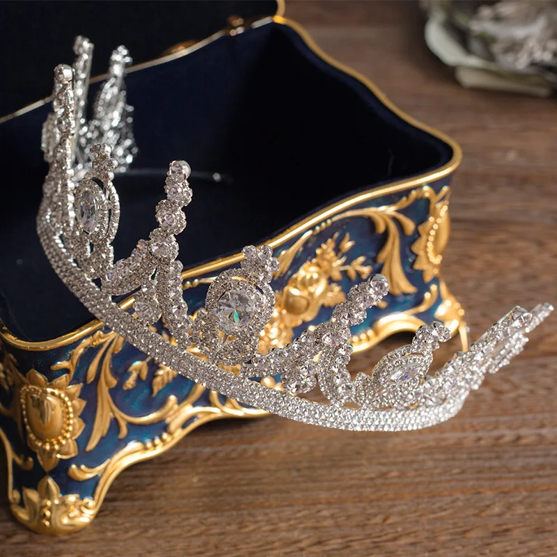 Тиары и короны в стиле Европейского роскошного наследия с AAA CZ стразами для принцесс, конкурсов, помолвок, свадеб и аксессуаров для волос невесты.