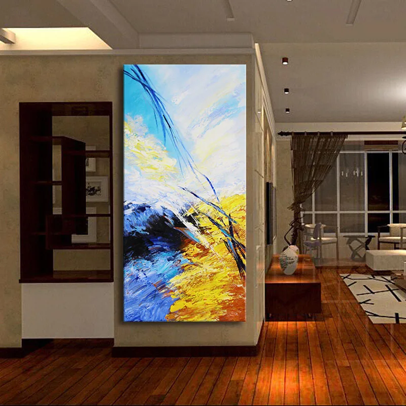 

Hand painted abstract oil painting on canvas modern 100% best art abstract oil painting original directly from artist BALA-001