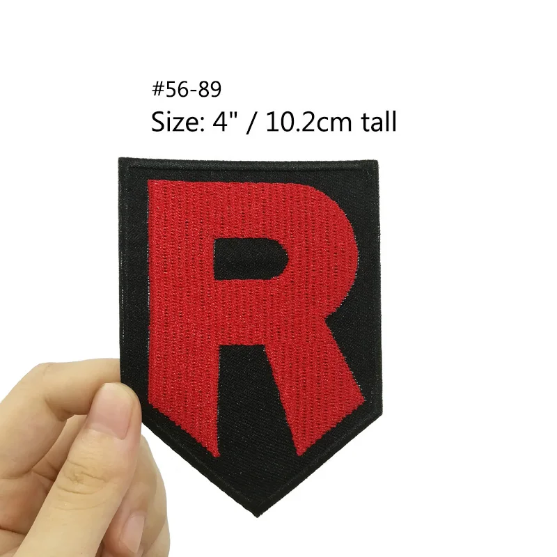 Pokemon Pokeball Team Rocket R Pokemon GO Team logo POKEBALL ULTRA BALL Comics вышитый эмблема аппликационный костюм для косплея - Цвет: Медь