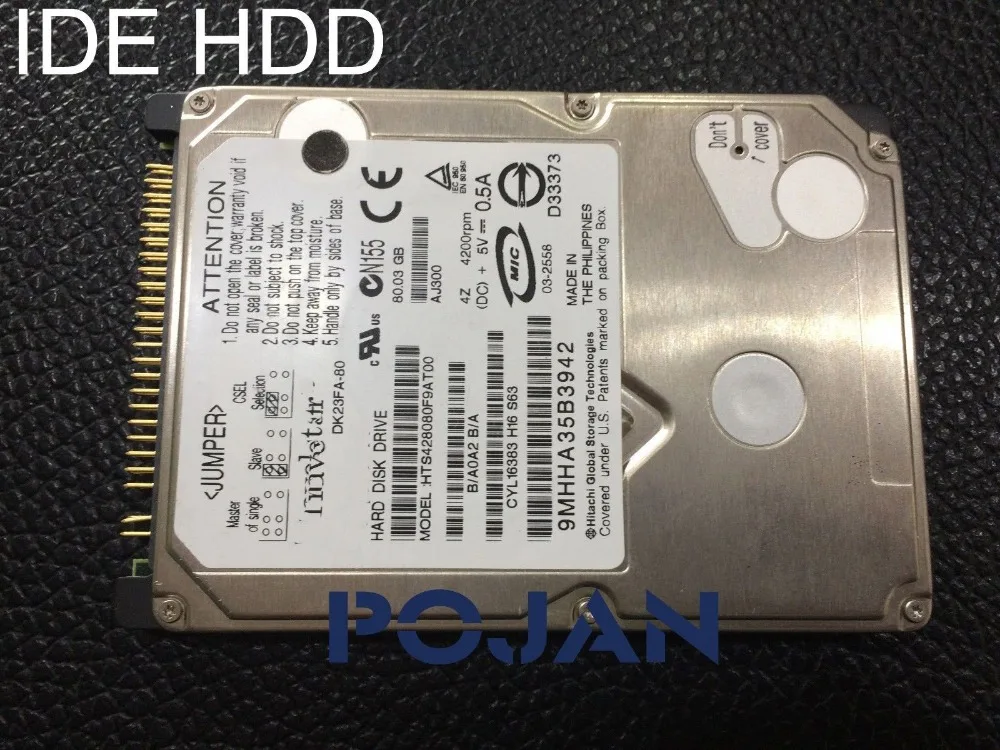 HDD IDE Designjet T1100 T1100PS T610 Q6683-67030 жесткий диск 40G &amp 80G с чернильным принтером FW |
