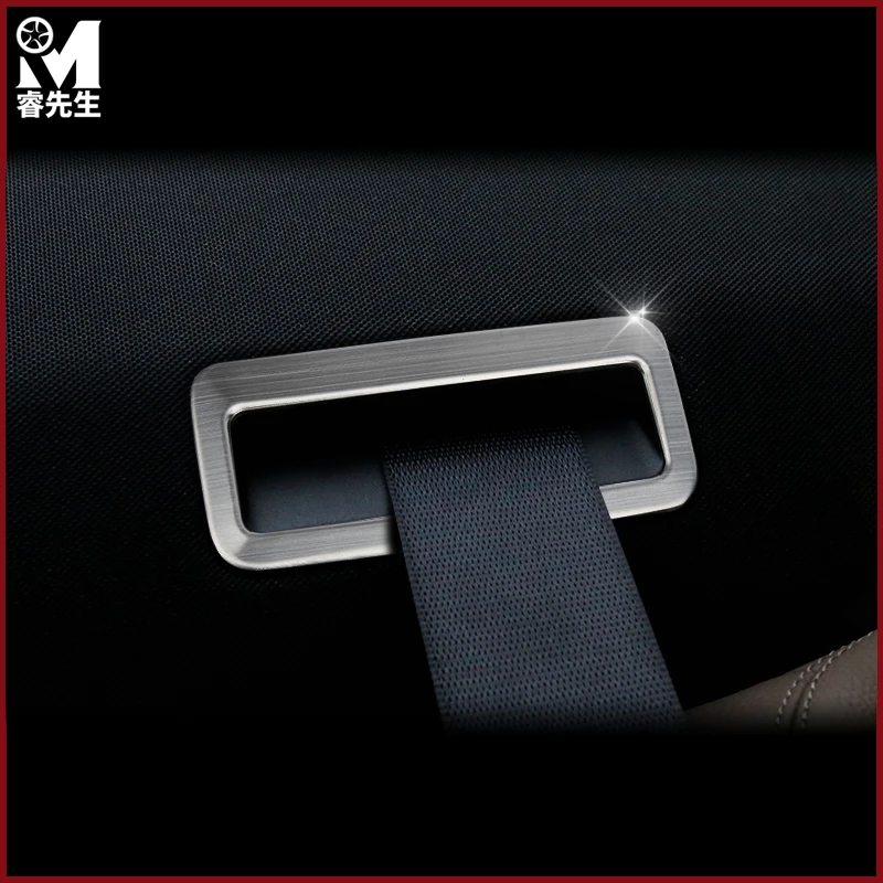 Автомобильный Стайлинг заднего ремня безопасности рамка Декоративные наклейки