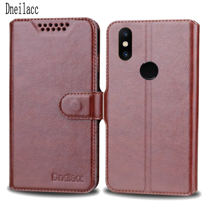 Dneilacc для Xiaomi Redmi 6 Pro 6Pro чехол с Jil sander и Камелия кожаный откидная крышка мобильного