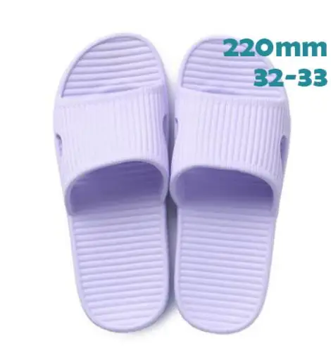 purple 220mm Xiaomi youpin/тапочки; мягкие женские, мужские, детские сандалии; нескользящие домашние тапочки для душа; Детские повседневные тапочки для семьи - Цвет: purple 220mm