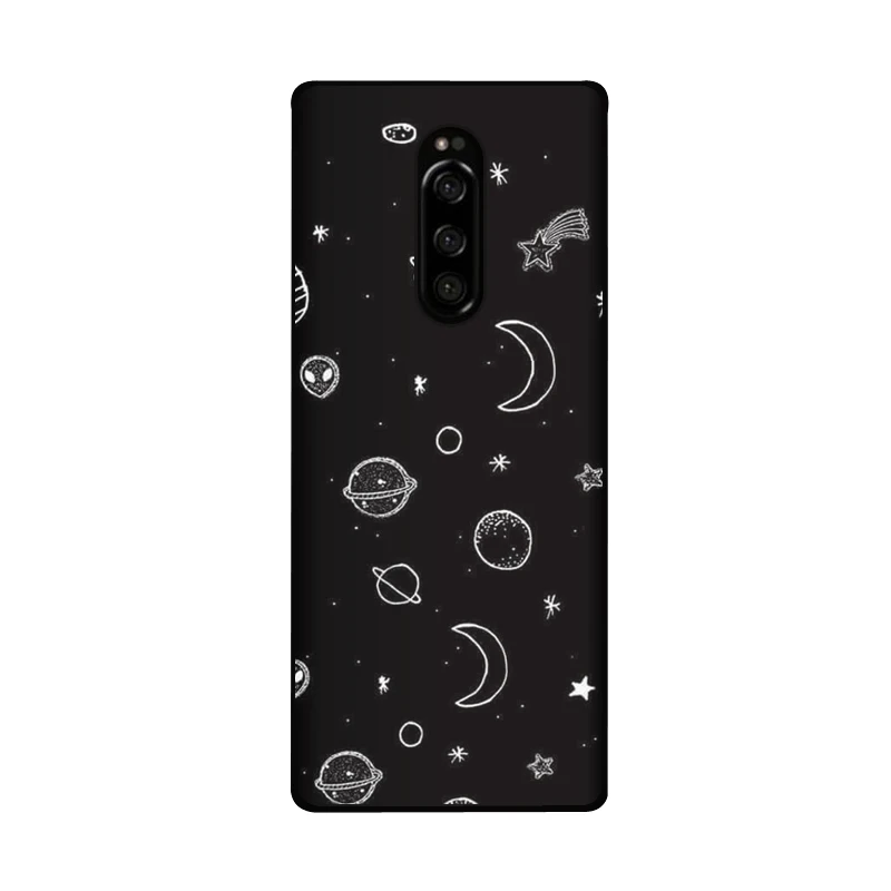 Мягкий силиконовый чехол для Sony Xperia 1 чехлы телефонов с рисунком 10 Plus матовый