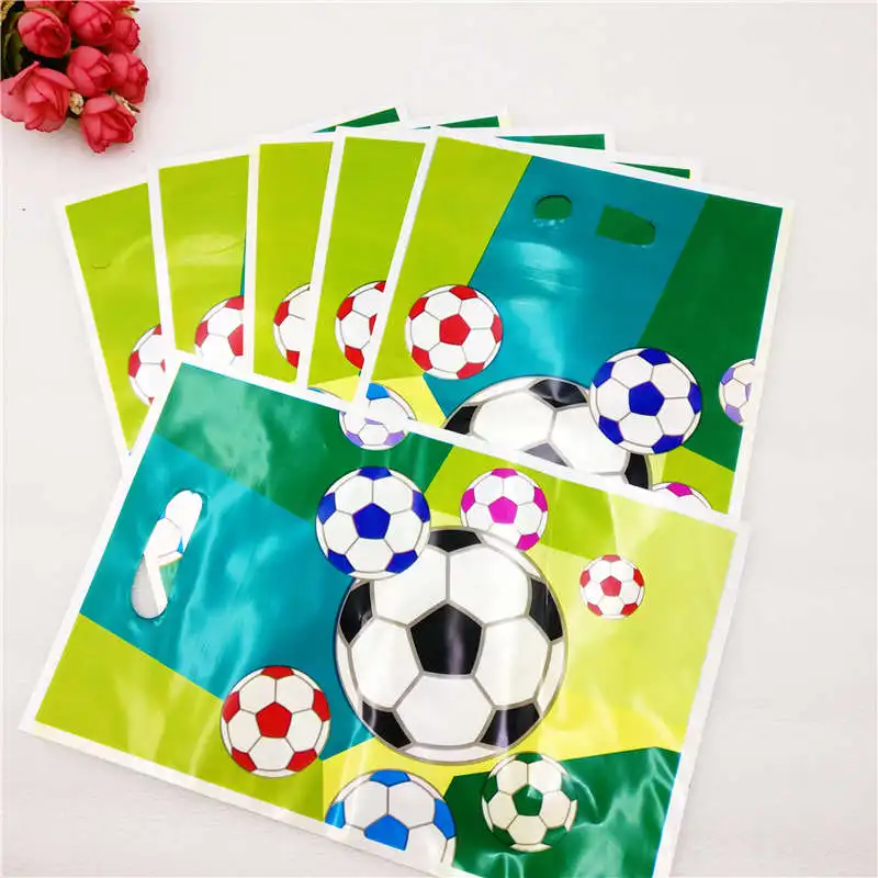 loot bag 6pcs Футбол кружки соломы коробка для конфет, для мальчиков, Детская футболка с одноразовой посуды вечерние поставки вечерние украшения набор Футбол пользу - Цвет: loot bag 6pcs