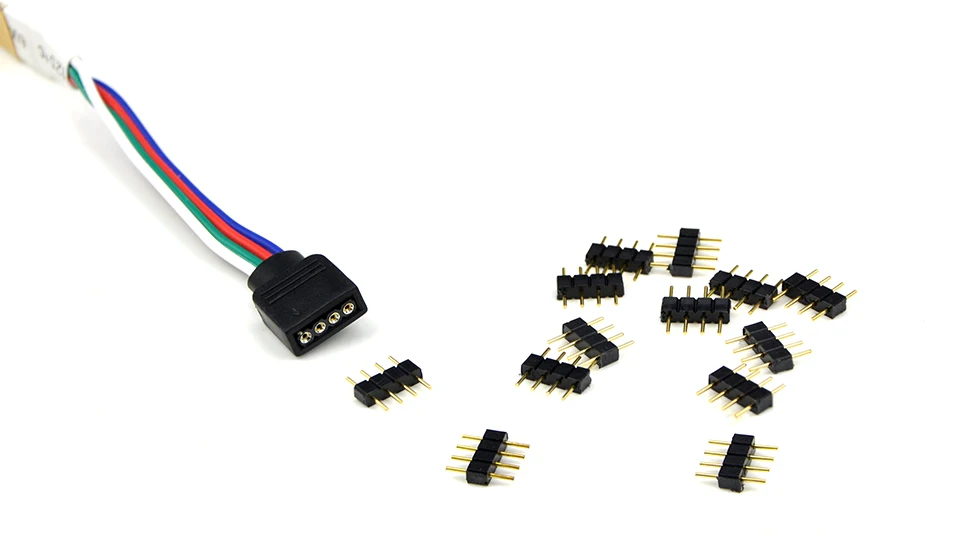 5 в светодиодные ленты аксессуары RGB/Одноцветный контроллер 4Pin разъем 3Key/17Key RF/24Key ИК пульт дистанционного управления для USB светодиодные полосы светильник