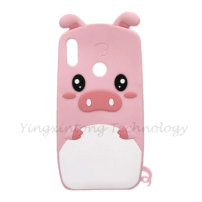 For Huawei P Smart 2019 Case Honor 10 Lite Cover Cute 3D Unicorn Bear Cat Silicone Case on For Huawei P Smart 2019 Phone Case