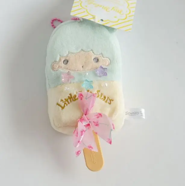 1 шт., мультяшный пудинг My melody, Cinnamoroll, плюшевые брелки с собачкой, мороженое, плюшевая игрушка, подвеска, мягкие животные, куклы для девочек - Цвет: 5