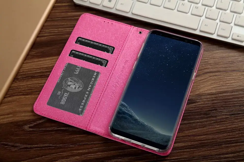 Для samsung galaxy s8 чехол Роскошный кожаный магнитный чехол-кошелек чехол для телефона для samsung galaxy s8 plus Чехол-книжка