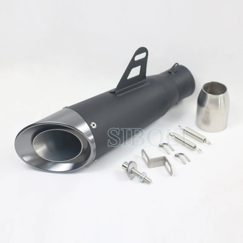 Глушитель выхлопной трубы для мотоцикла 51 мм|exhaust racing|motorcycle exhaust mufflerscooter pipe |