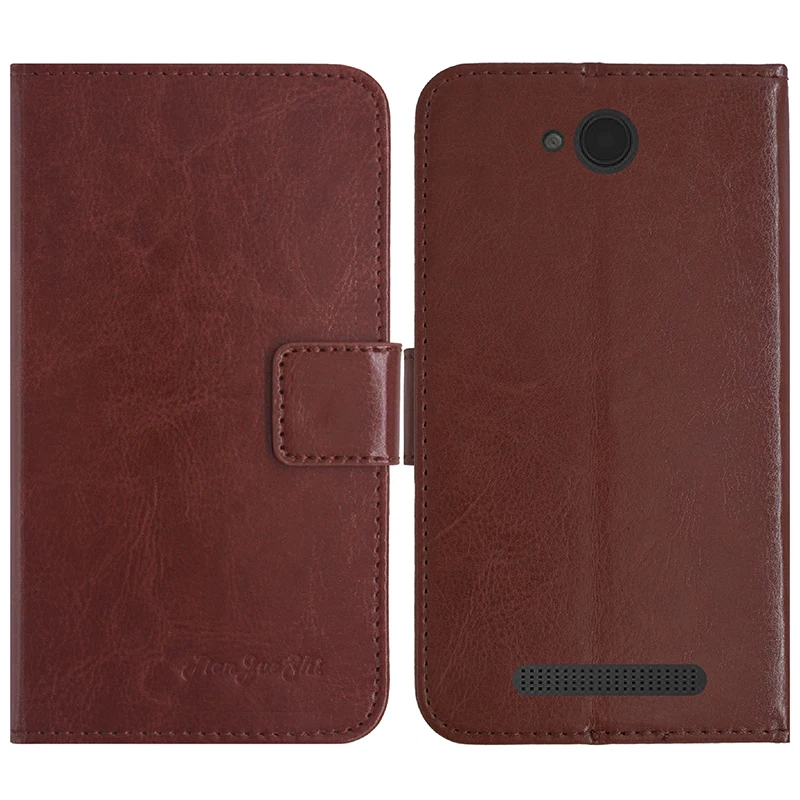 Защитный кожаный чехол-книжка TienJueShi с откидной крышкой для Archos access 45 4g 4 5 дюйма |