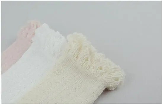 New Pure Cotton Children's Hose Mesh Breathable Baby Child Stockings Thin Antiskid Tights Girls 3 Colors 0-2/2-4years | Детская