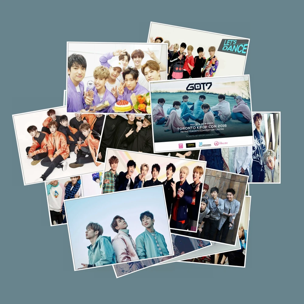 25 шт./упак. K-pop команда GOT7 плакат граффити Стикеры игрушки чемодан Стикеры s для ноутбука наклейки Стикеры s
