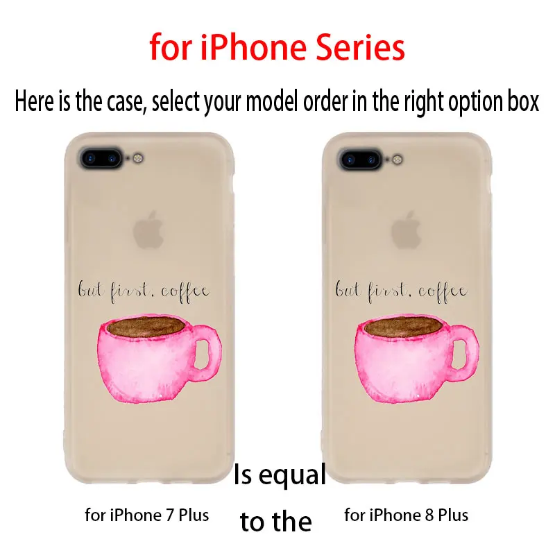 Силиконовый мягкий чехол для iPhone 11 12 Pro X XS Max XR iphone 8 7 6 Plus 5 5s SE Coffee Funny 2020|Бамперы| |