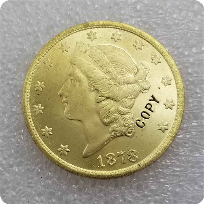 USA 1878-1893 $20 символ свободы двойной Eagle копия монет | Дом и сад