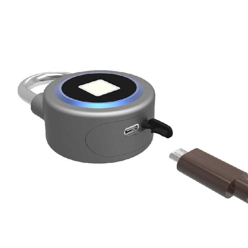 Мини-замок с Bluetooth управлением, приложение для телефона, водонепроницаемый, без ключа, отпечаток пальца, разблокировка, Противоугонный дверной замок для IOS Android