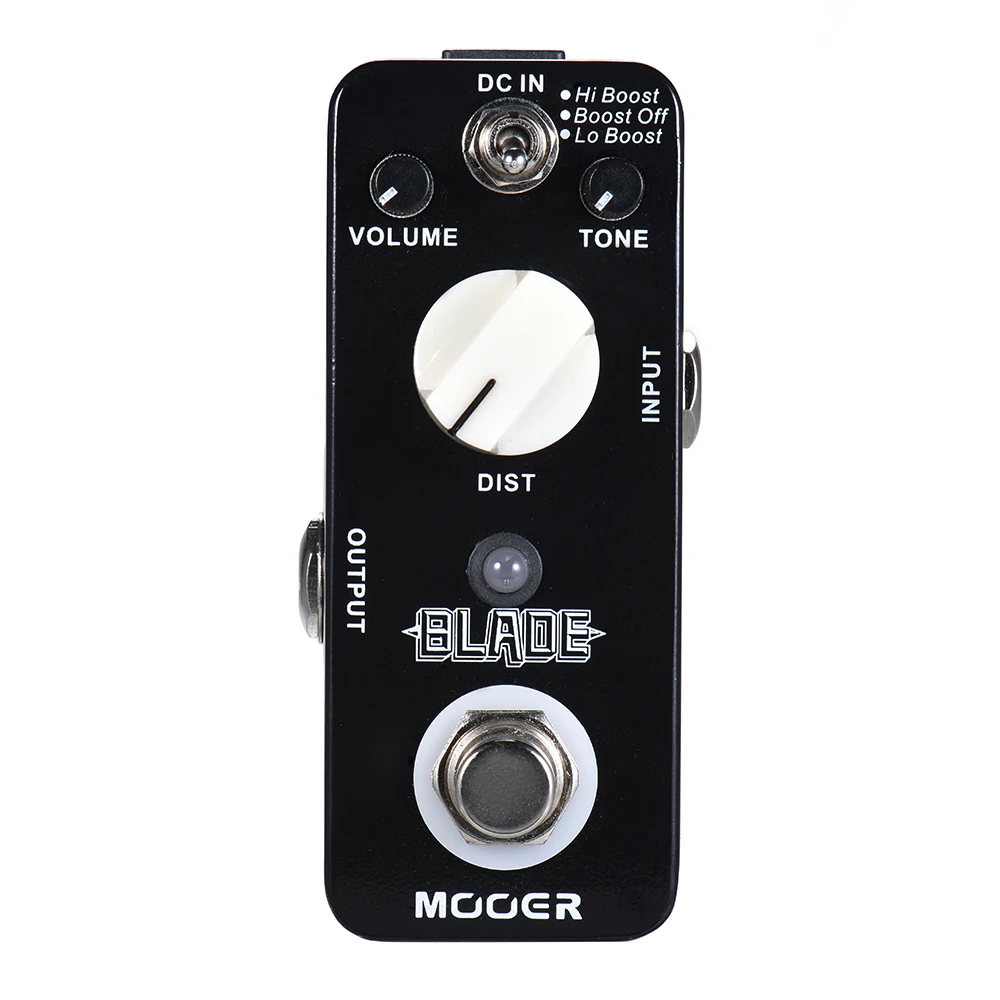 MOOER BLADE металлическая педаль с эффектом искажения гитары 3 режима настоящий обход