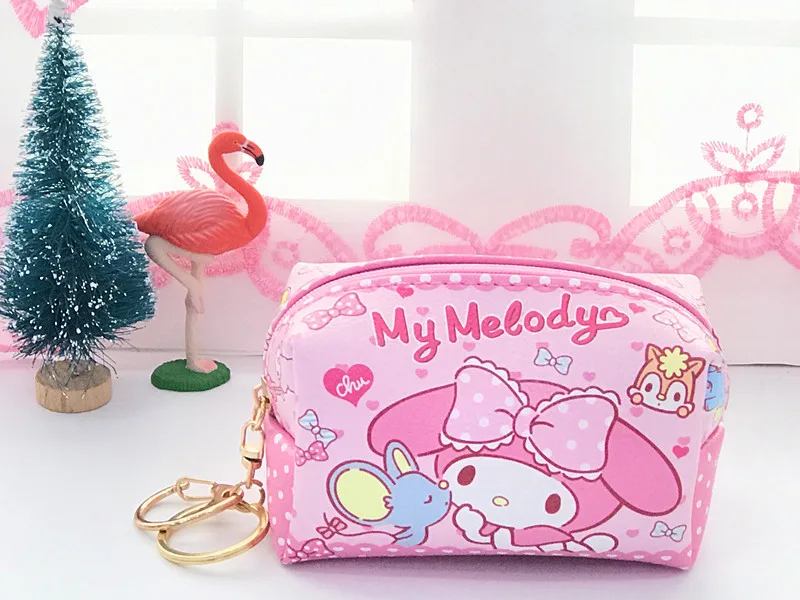 New Hello Kitty Cartoon leather stereo coin purse XK-0862