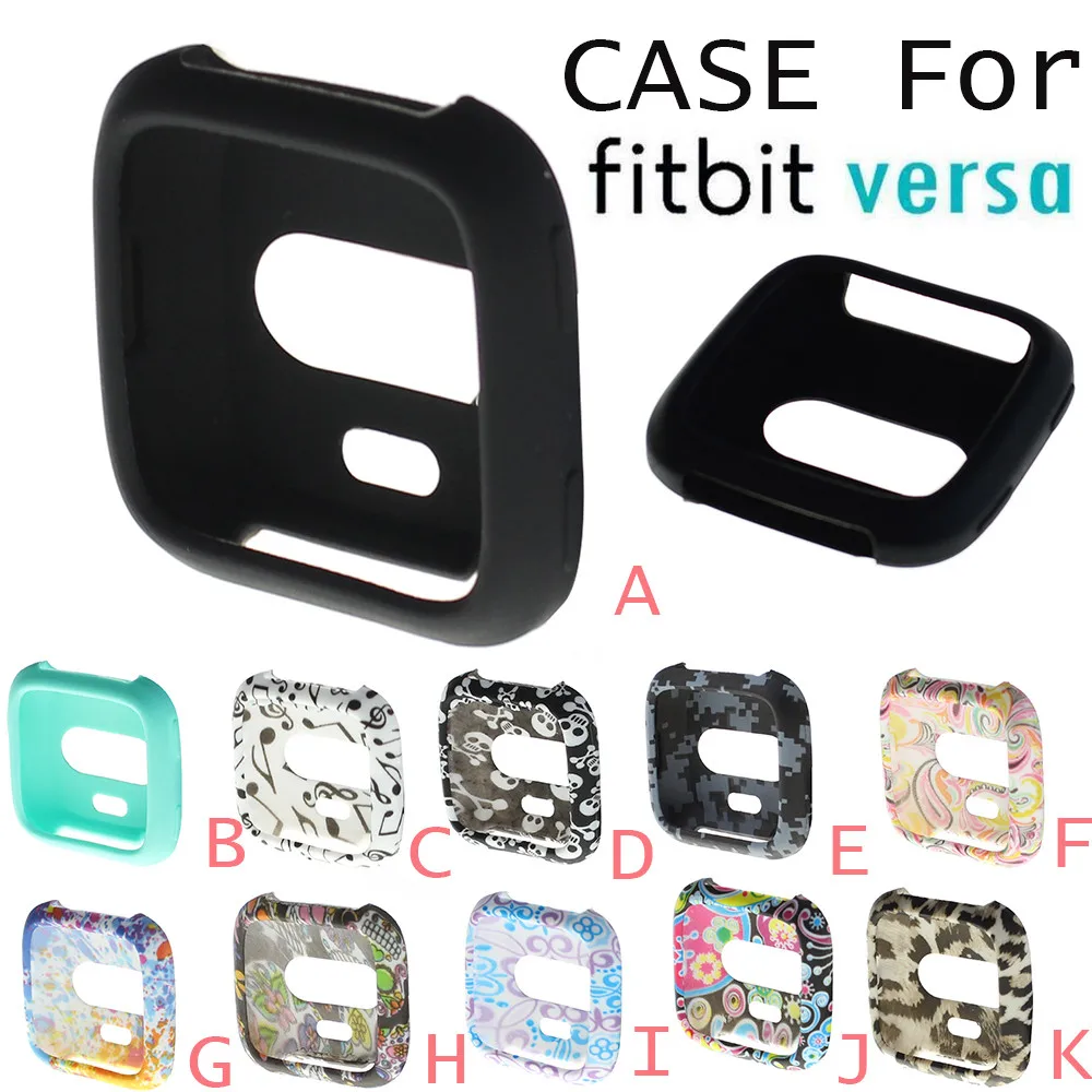 ТПУ силиконовый чехол для часов Защита корпуса Fitbit Versa смарт Браслет Носимых