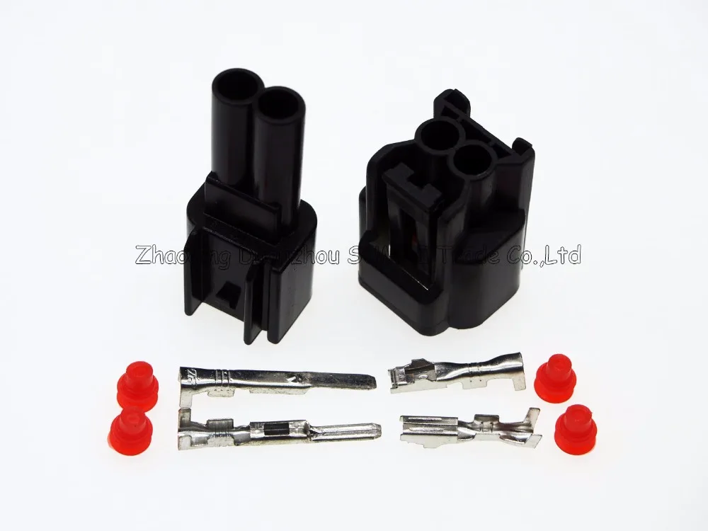 20 комплектов 2 контактный автомобильный разъем папа и мама штепсельная вилка