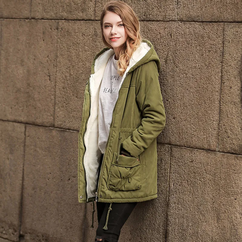 Winter Long Coat Women Clothes 2018 Ladies Hooded Thicken Warm Casaco Feminino Cashmere Parkas Mujer Jacket Manteau Femme Hiver | Женская