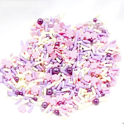 purple 20 г/кор. амулеты для поставки слаймов набор пушистых слимов красочные конфеты жемчужные полимерные прозрачные клейкие аксессуары шпатлевка глина дизайн ногтей - Цвет: purple