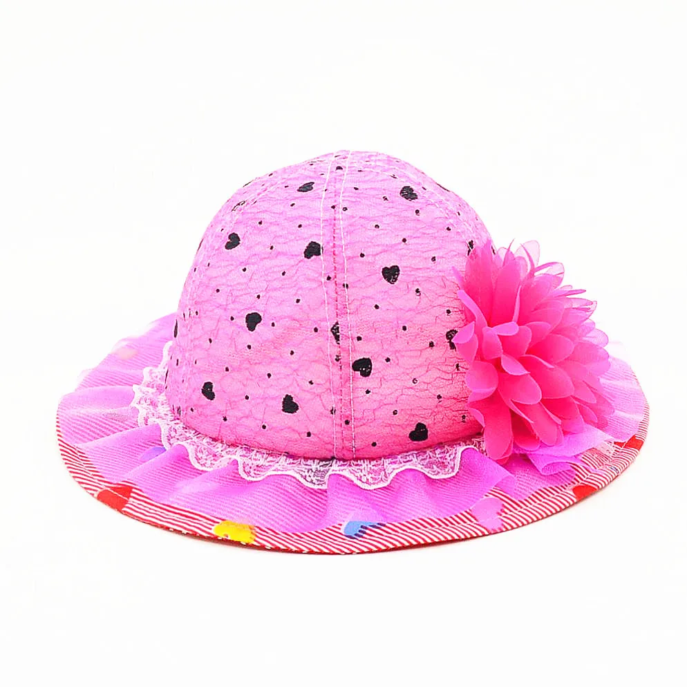 Девушки шляпа моды ведро шляпы симпатичные сетки вс cap большой цветочный