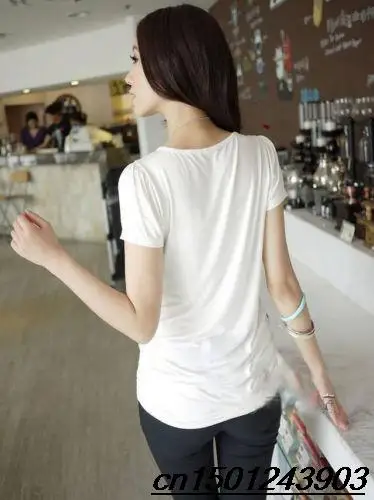 2014 новый летний женская мода блузки топы с коротким рукавом шифона рубашку