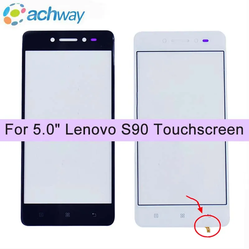 Оригинальный Для 5 0 &quotLenovo S90 сенсорный экран дигитайзер внешняя стеклянная линза