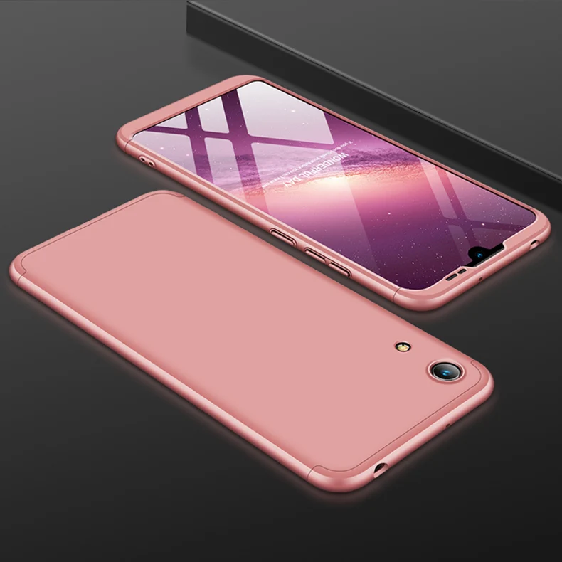 Чехол для huawei Honor 8A с защитой на 360 градусов, чехол для телефона huawei Honor 8A, противоударный чехол+ стеклянная пленка Honor8a