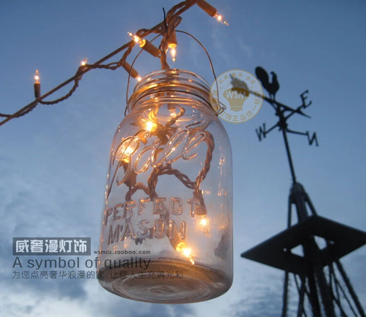 Американский кантри Винтаж подвесной светильник Nordic Стекло бутылка бар hanglamp