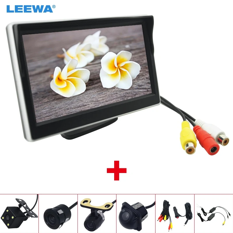 Автономный ЖК монитор LEEWA 5 дюймов с камерой заднего вида 2 4 ГГц|lcd tft monitor|tft lcd monitortft
