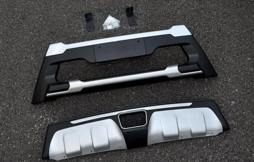 ABS Хромовая автомобильная пленка для передней панели + задние защитные бамперы
