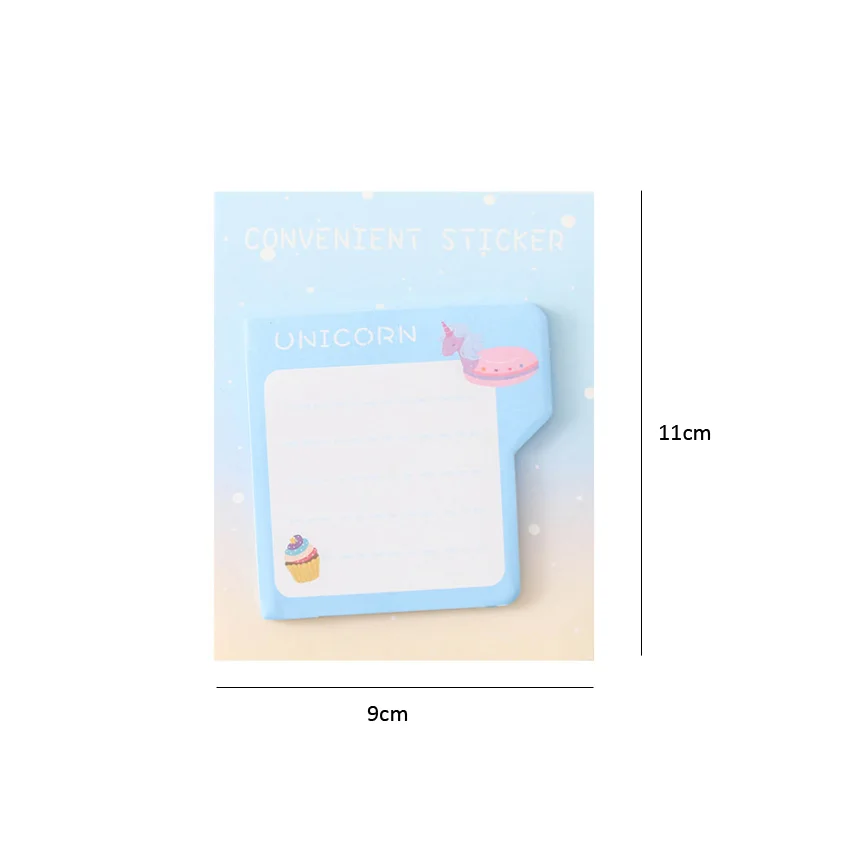 

30pack/lot Colorful Creative Note N times posted unicorn Memo Pad Sticky Notes Lovely Sticker Notes Gift for Student