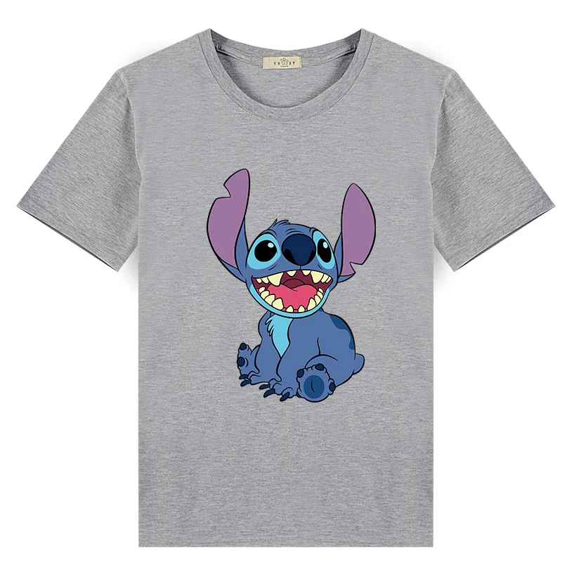 Lilo& Stitch/Новое поступление, Детская футболка для детей от 3 до 12 лет, 11 цветов Повседневная хлопковая Футболка с рисунком для мальчиков и девочек