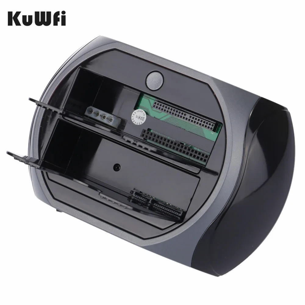 KuWFi 2 5 &quot3 для жесткого диска SATA с IDE случай Док станция Dual Bay жесткий диск E