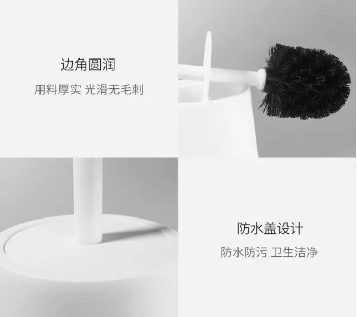 Xiaomi Mijia, прочный держатель для туалетной щетки, набор для туалетной щетки и кронштейна, инструмент для чистки ванной комнаты