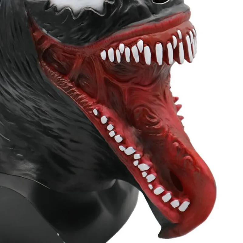 Фильм Venom "Человек-паук" костюмная Маска Косплей Опора страшные, пугающие супергероя venom Маска Косплей Хэллоуин маска для взрослых для детей, мужчин и женщин