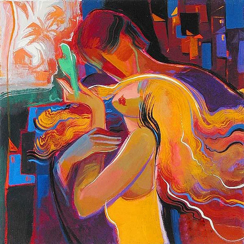 Девушка сверху картина