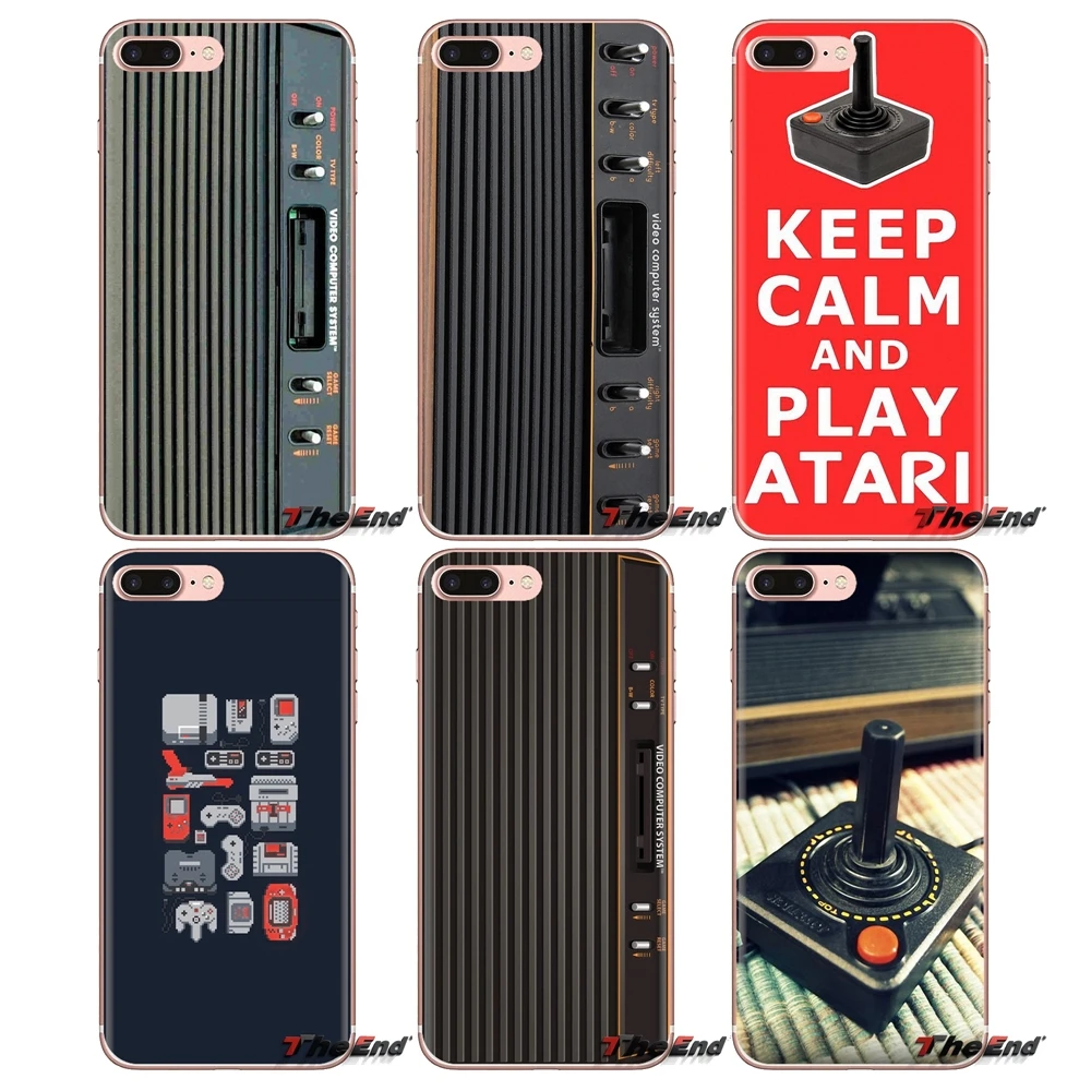 Для iPod Touch Apple iPhone 4 4S 5 5S SE 5C 6 6S 7 8 X XR XS Plus MAX прозрачные ТПУ чехлы Atari 2600 консоль
