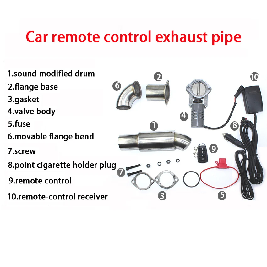 

Car Modification For Hyundai Elantra AD 2016-2020 Electric Remote Flange Bend Muffler Gas Exhaust Pipe Valve Shaft