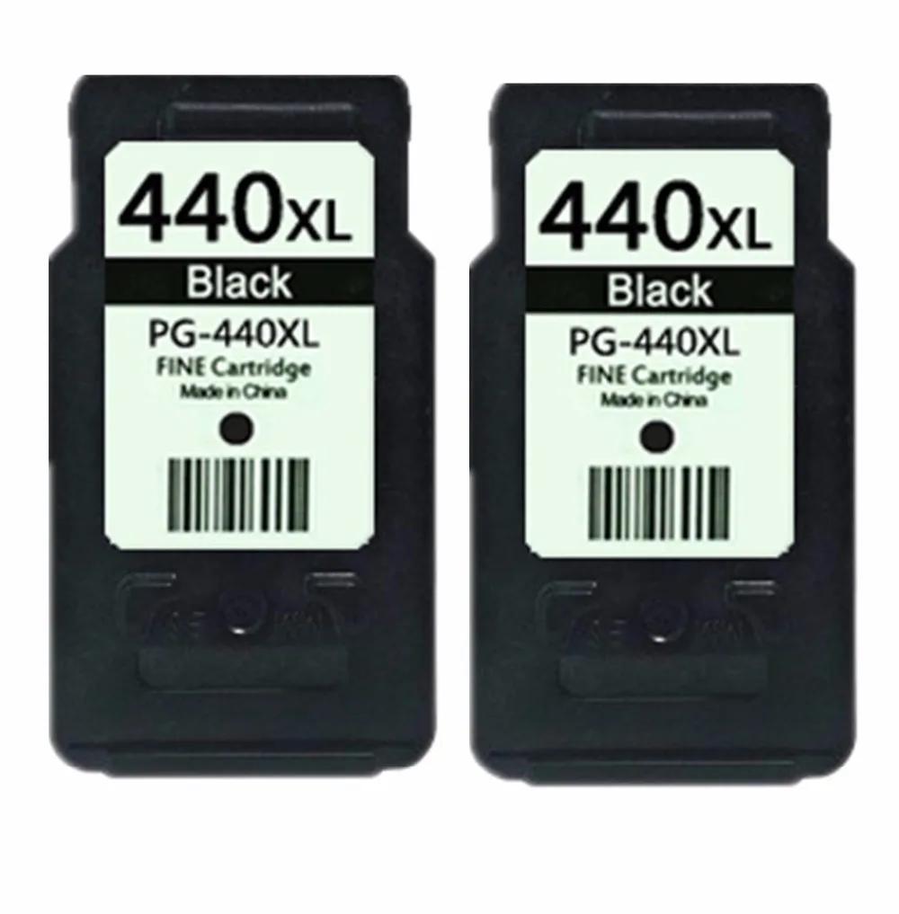 Черные восстановленные чернильные картриджи для Canon PG 440 PG440 Pixma MX438 MX518 MX378 MX474 MX524