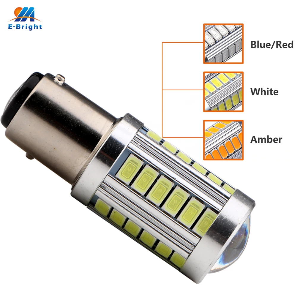 YM E Bright 2 шт. S25 5730 33 SMD P21/5 Вт 1157 BAY15D 12В 24В стоп сигналы Автомобильные светодиодные