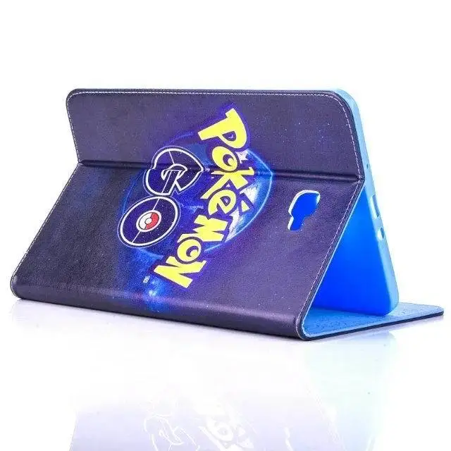 Чехол для Samsung Galaxy Tab A A6 10,1 T580 T585 T580N чехол «Pokemon Go» с забавным рисунком Пикачу tablet крышка флип-чехол с подставкой coque para
