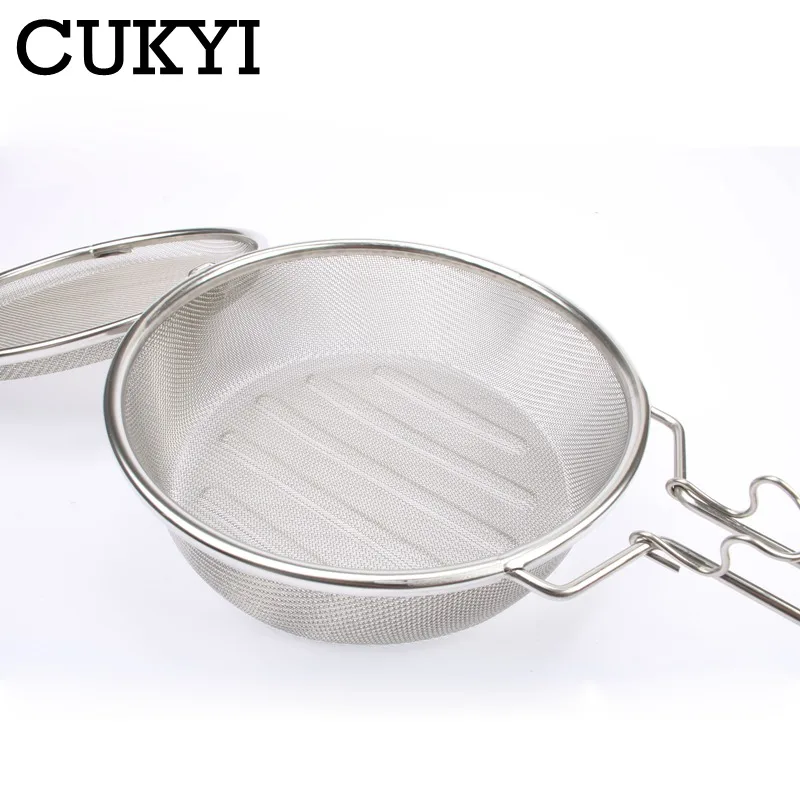 CUKYI ручной кофе жаровня машина из нержавеющей стали ручной работы кофе в зернах пекарь с деревянной ручкой