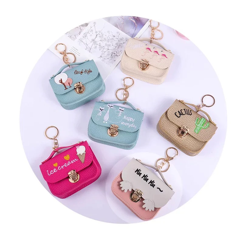 Кошельки супер мини модные сумочки Kawaii мультяшный Детский кошелек для монет